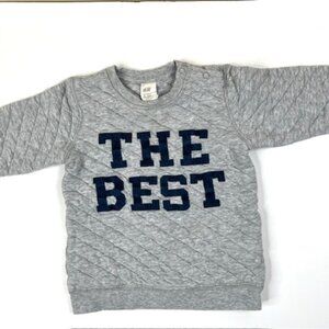 Quilted Toddler Sweatshirt